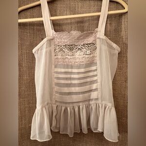 Staring at Stars (UO) XS sheer Top